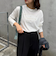 ワントーンロゴロンTシャツ