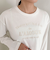 ワントーンロゴロンTシャツ