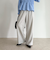 ウールライクイージーセミワイドパンツ