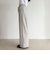 ウールライクイージーセミワイドパンツ
