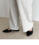 ウールライクイージーセミワイドパンツ