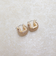 フェイクストーンスクエアピアス