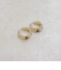 ゆがみフープピアス