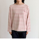 コンパクトボーダーロンTシャツ