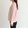 コンパクトボーダーロンTシャツ