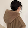 フェイクファーフードベスト