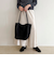 【VELETTO /ベロット】パイピングスエードトートポーチ付バッグ