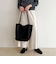 【VELETTO /ベロット】パイピングスエードトートポーチ付バッグ