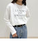 ロゴプリントロンTシャツ
