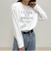 ロゴプリントロンTシャツ