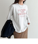 ロゴプリントロンTシャツ