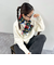 《別注》【TWEED MILL/ツイードミル】ウールチェック×フリースリバーマフラー