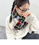 《別注》【TWEED MILL/ツイードミル】ウールチェック×フリースリバーマフラー