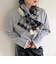 《別注》【TWEED MILL/ツイードミル】ウールチェック×フリースリバーマフラー