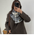《別注》【TWEED MILL/ツイードミル】ウールチェック×フリースリバーマフラー