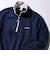 【DISCUS】UNISEX フリースパイピング配色 ハーフZIPプルオーバー