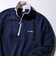 【DISCUS】UNISEX フリースパイピング配色 ハーフZIPプルオーバー