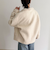 ループシャギースタンドカラーコート