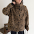 ループシャギースタンドカラーコート