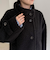 ループシャギースタンドカラーコート