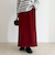 起毛ツイルＩラインスカート
