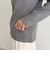 ハート刺繍ヘンリーリブプルオーバー