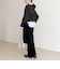 rib knit skirt&pants