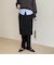 rib knit skirt&pants