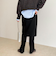 rib knit skirt&pants