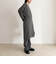 rib knit skirt&pants