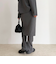 rib knit skirt&pants