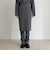 rib knit skirt&pants
