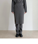 rib knit skirt&pants