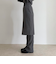 rib knit skirt&pants