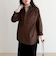 【LANCER CLOTHING CORPORATION】STANDCOLLAR SHIRTS SUEDE