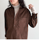 【LANCER CLOTHING CORPORATION】STANDCOLLAR SHIRTS SUEDE