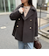 【リバイバル/新色追加】ウール混ミドル丈Pコート