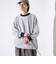 【配色リブが映える主役ボーダー】Helloボーダー ロングスリーブTシャツ