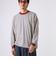 【配色リブが映える主役ボーダー】Helloボーダー ロングスリーブTシャツ