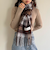 ソフトタッチチェックマフラー 40