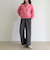 ハーフジップ裏毛スウェット