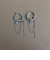 チェーンデザインCピアス