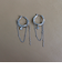 チェーンデザインCピアス