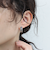 アンティーク柄フープピアス