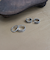 アンティーク柄フープピアス
