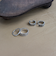 アンティーク柄フープピアス