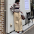 マルチボーダー衿付きリブニット