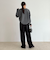 【4サイズ展開】ソフトシャークスキン/チェックイージーパンツ