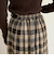 【GEVACO/ゲバコ】チェックサイドベルトスカート