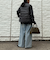 【TAION/タイオン】別注HI NECK DOWN JACKET+SLEEVE KNIT